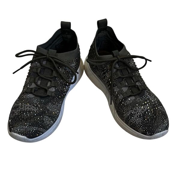 Aqua College Kali Sneakers Women’s Size 8M – Camo Comfort Shoes silver studs - Picture 6 of 14